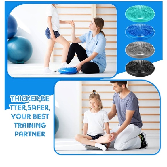 NWT 4 piece wobbly cushion / exercise set - Picture 5 of 10